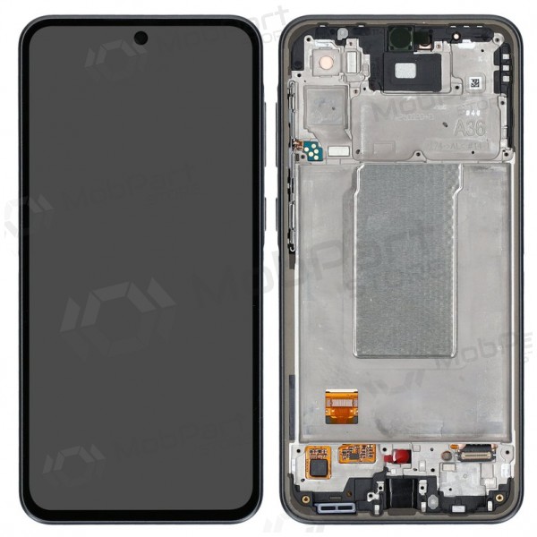Samsung Galaxy A36 skärm (svart) (med ram) (original)