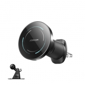 Automobilinis laikiklis-laddare Joyroom JR-ZS502 MagSafe 15W (air vent/dashboard) svart
