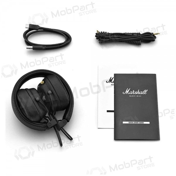 Trådlöss ausinės Marshall Major IV On-Ear Bluetooth juodos