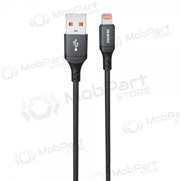Lightning-kabel Dudao L3SL USB-A till Lightning 1,2 m 3 A svart