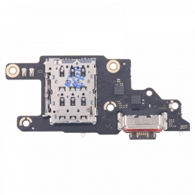 Xiaomi Poco X6 Pro laddarkontakt och mikrofon med flex (service pack) (original)