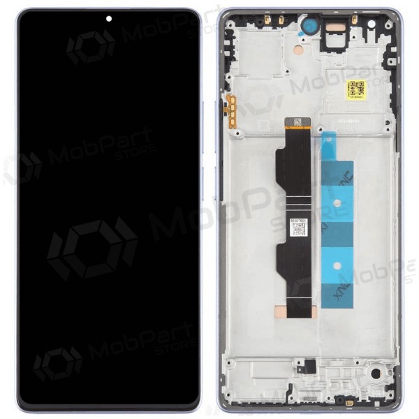 Xiaomi Redmi Note 13 Pro 4G, Poco M6 Pro 4G skärm (violett) (med ram) (original)