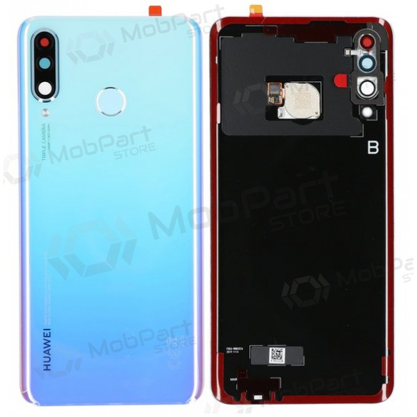 Huawei P30 Lite / P30 Lite New Edition 2020 baksida / batterilucka (Breathing Crystal) (begagnad grade B, original)