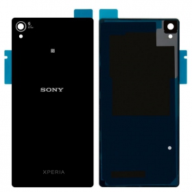 Sony Xperia Z3 D6603 baksida / batterilucka (juodos)