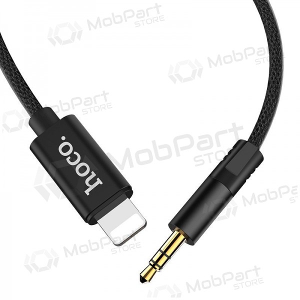 Adapter från Apple "Lightning" till Audio 3,5 mm HOCO UPA13 (svart)