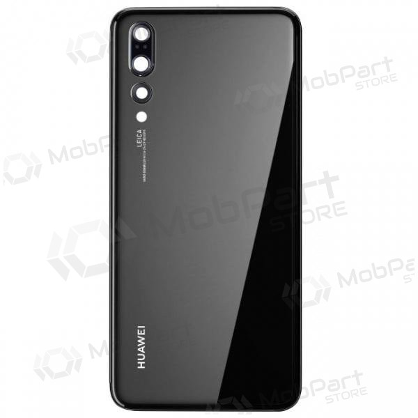 Huawei P20 Pro baksida / batterilucka (svart) (begagnad grade B, original)