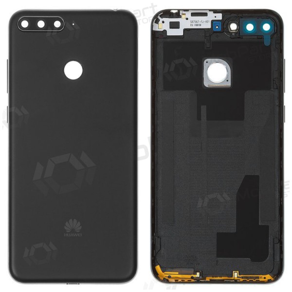 Huawei Y6 Prime 2018 / Honor 7C (AUM-L41) baksida / batterilucka (svart)
