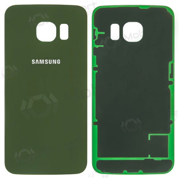 Samsung G925F Galaxy S6 Edge baksida / batterilucka (grön)