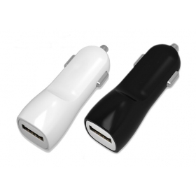 Laddare automobilinis Tellos USB (dual) (1A+2A) (svart)