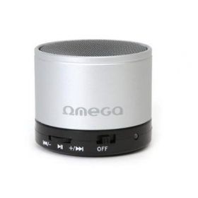 Bluetooth nešiojamas topphögtalare OMEGA OG47 (MicroSD, headset) (silver)