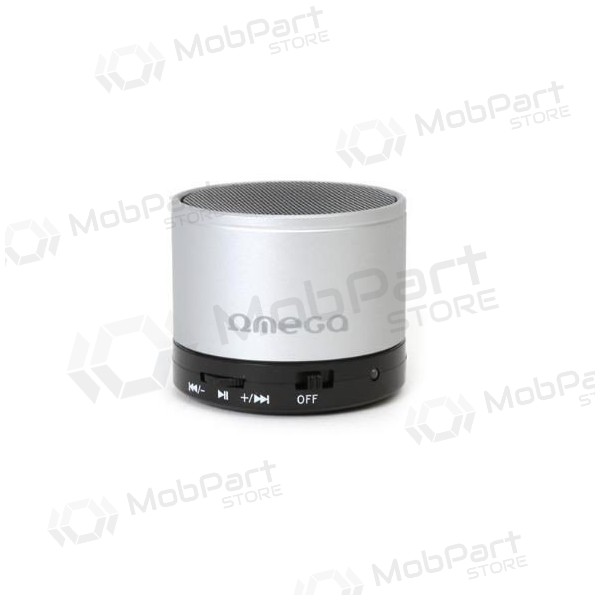 Bluetooth bärbar topphögtalare OMEGA OG47 (MicroSD, handsfree) (silver)