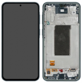 Samsung Galaxy A37 5G skärm (grågrön) (med ram) (original)