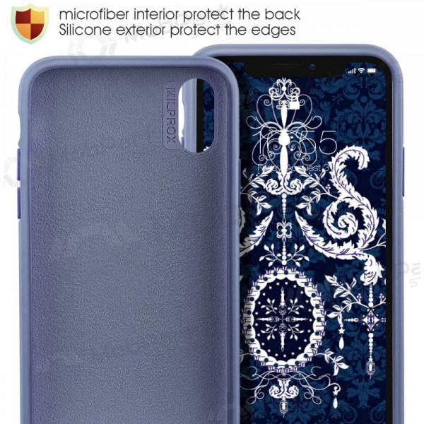 Apple iPhone 11 Pro Max fodral -Liquid Silicone- 2.0mm (lavendelgrå)