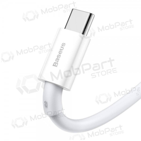 USB kabel Baseus Superior iš USB į Type-C 66W 2.0m vit CATYS-A02