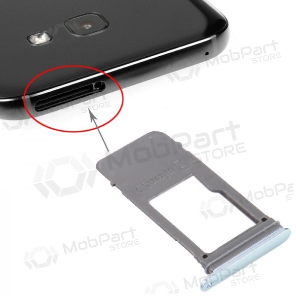 Samsung A520F Galaxy A5 2017 SIM korthållare (2st) (blå) (original)