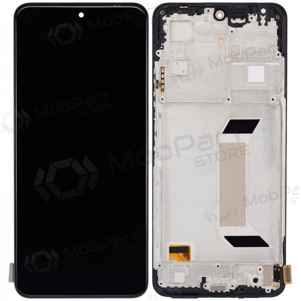 Xiaomi Redmi Note 12 5G, Poco X5 5G skärm (svart) (med ram) (original)