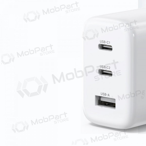 Laddare buitinis Ugreen CD275 2xUSB-C/USB-A 65W vit