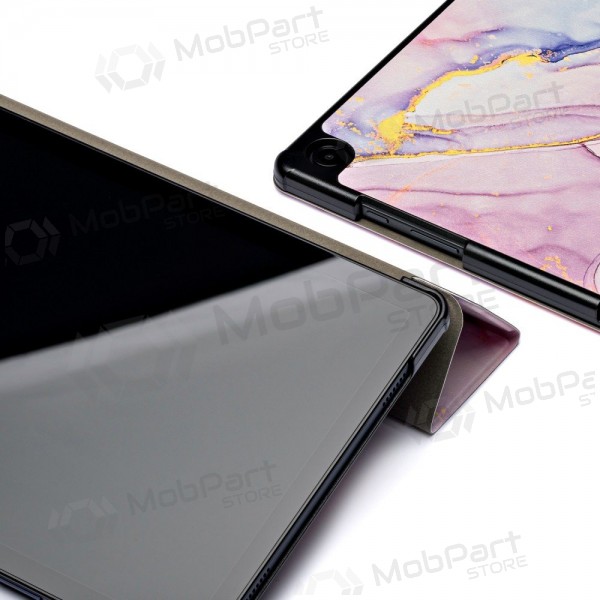 Samsung Galaxy Tab A9+, Tab A11+ fodral - Smart Leather (marble)