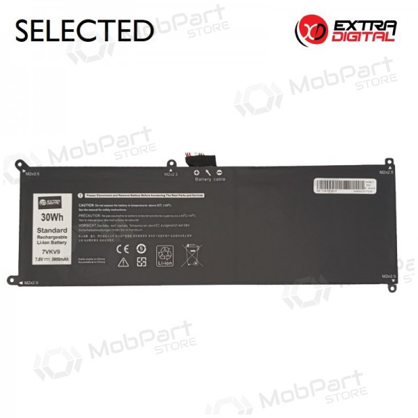 DELL 7VKV9, 3900mAh laptop batteri, Selected