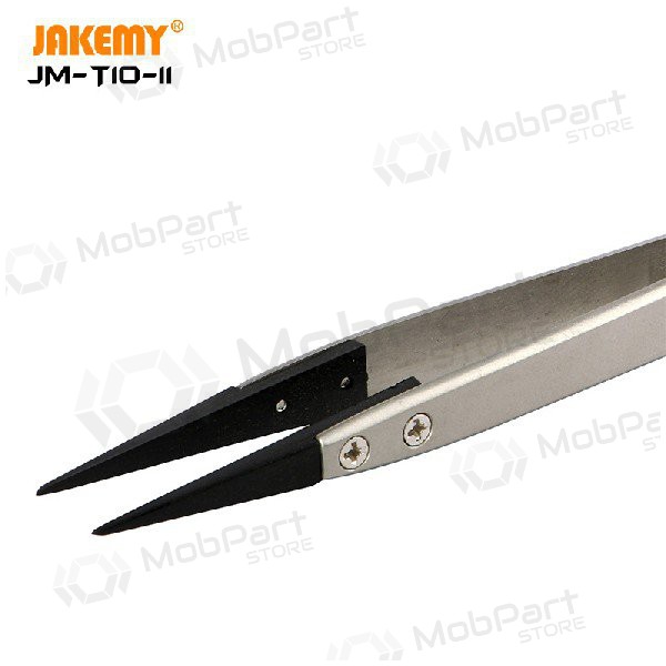 Antistatisk pincett av metall Jakemy JM-T10-11 ESD (replaceable head)