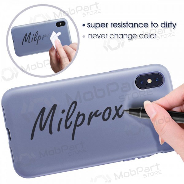 Apple iPhone 11 Pro Max fodral -Liquid Silicone- 2.0mm (lavendelgrå)