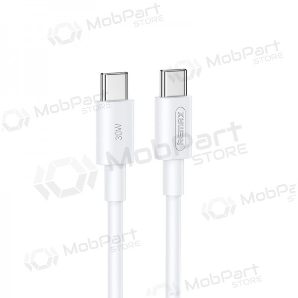USB kabel Remax RC-C021 USB-C to USB-C 30W 1.0m vit
