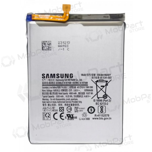 Akumuliatorius original Samsung A155 A15 4G/A156 A15 5G 5000mAh EB-BA156ABY (service pack)