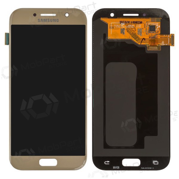 Samsung A520F Galaxy A5 (2017) skärm (guld) (OLED)