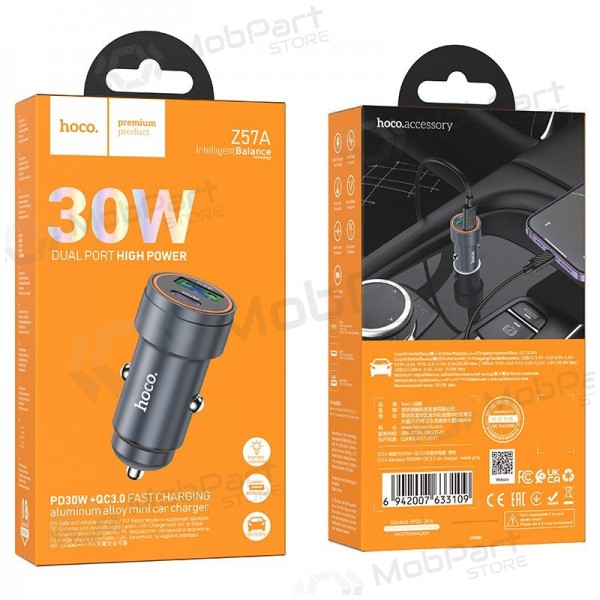 Billaddare Hoco Z57A 30 W USB-C + USB-A