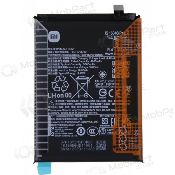 Xiaomi Redmi Note 13 4G / 5G batteri (BN5P) (original) Xiaomi Redmi Note 13 4G / 5G batteri (BN5P) (original)