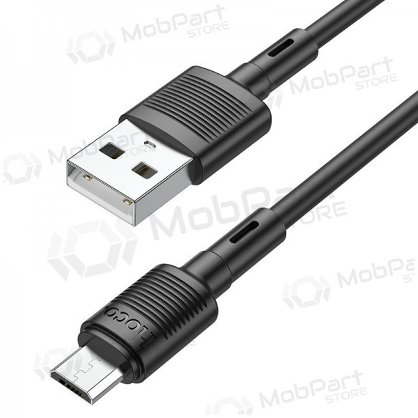 USB kabel Hoco X83 USB-A to MicroUSB 1.0m svart