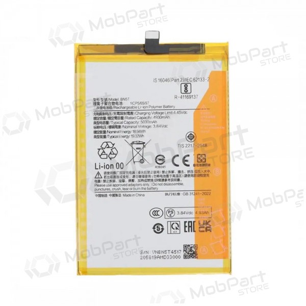 Xiaomi Redmi 13 4G / 5G, Poco M6 4G batteri, akumuliatorius (BN5T) (original)