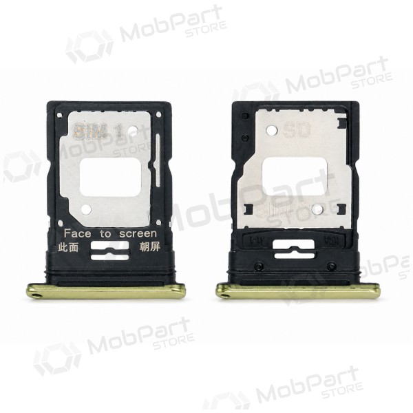 Xiaomi Mi 11 Lite 4G / 5G / 5G NE 2021 SIM-kortshållare (gul)