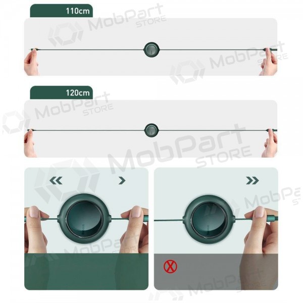 USB kabel Baseus Bright Mirror Type-C - microUSB+Lightning+Type-C 100W 1.2m (svart) CAMLC-AMJ01