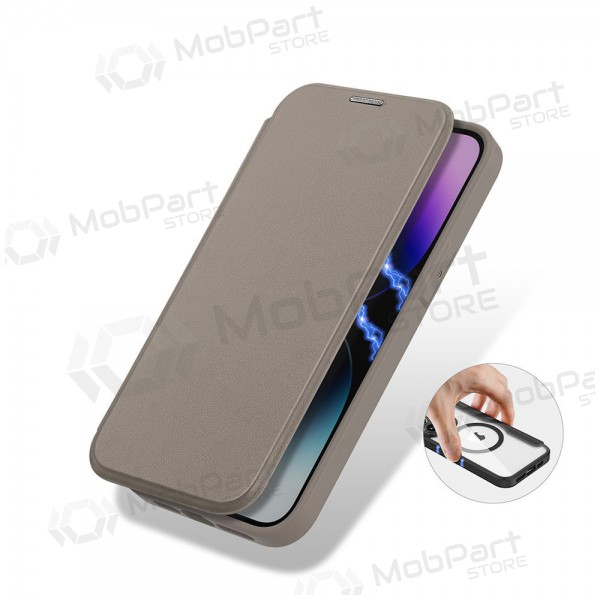 Apple iPhone 13 / 14 fodral -Dux Ducis Skin X Pro- (brun)