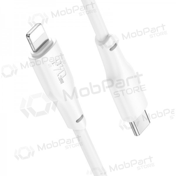 Lightning-kabel Hoco X93 USB-C till Lightning 2 m PD 20 W vit