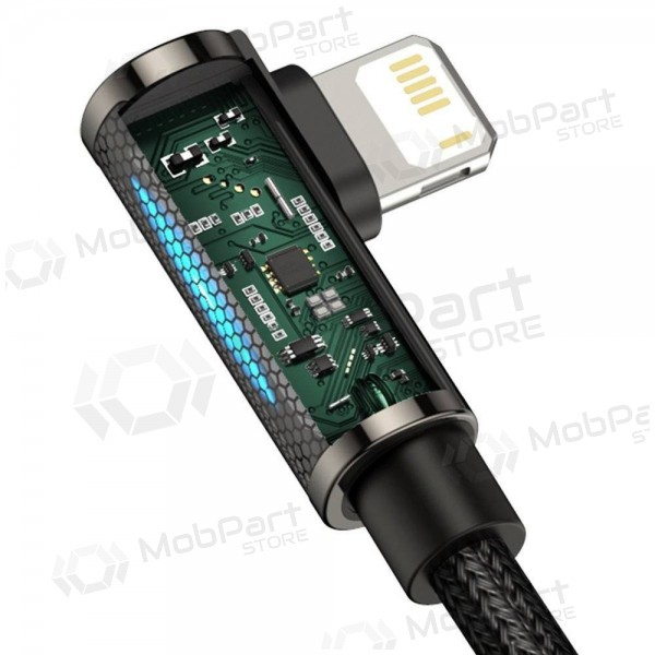 USB kabel Baseus Legend Lightning 2.4A 2.0m (svart) CALCS-A01