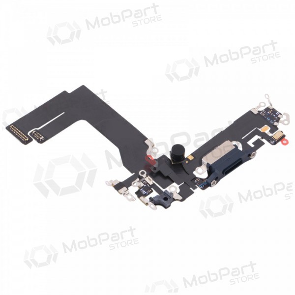 Apple iPhone 13 mini laddningsport och mikrofonkontakt (svart)