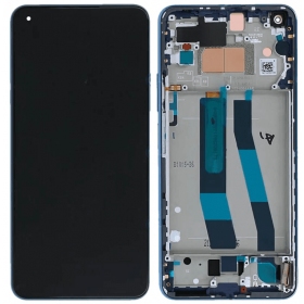 Xiaomi 11 Lite 5G NE skärm (blå) (med ram) (original)