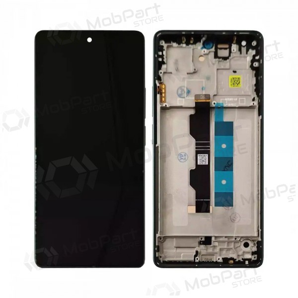 Ekranas Xiaomi Redmi Note 13 Pro 4G/Poco M6 Pro 4G su lietimui jautriu stikliuku och rėmeliu Forest Green original (service pack) Ekranas Xiaomi Redmi Note 13 Pro 4G/Poco M6 Pro 4G su lietimui jautriu stikliuku och rėmeliu Forest Green original (service pack)