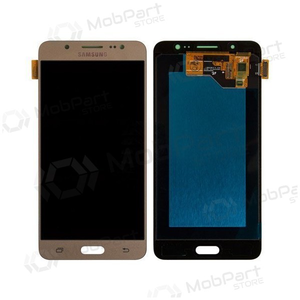 Samsung J510F Galaxy J5 (2016) skärm (guld) (service pack) (original)