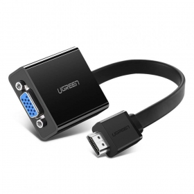 Adapter Ugreen MM103 HDMI till VGA svart