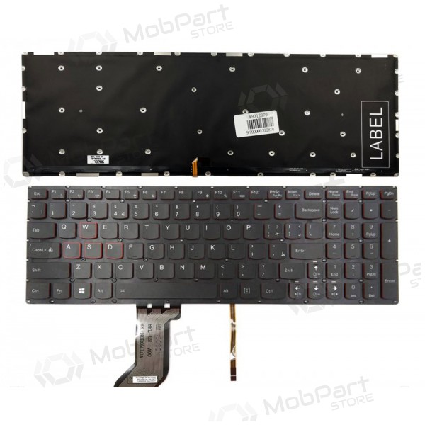 Lenovo: Ideapad Y700, Y700-15 tangentbord Lenovo: Ideapad Y700, Y700-15 tangentbord