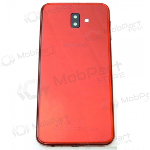 Samsung J610 Galaxy J6+ 2018 baksida / batterilucka (röd)
