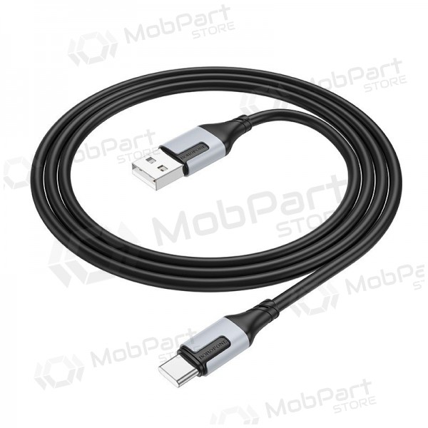 USB kabel Borofone BX101 USB-A to USB-C 1.0m svart