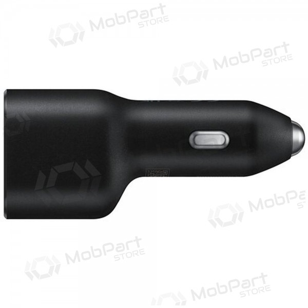 Laddare automobilinis original Samsung EP-L4020NBEGEU 1xType-C 1xUSB-A svart förpackningen innehåller 40W