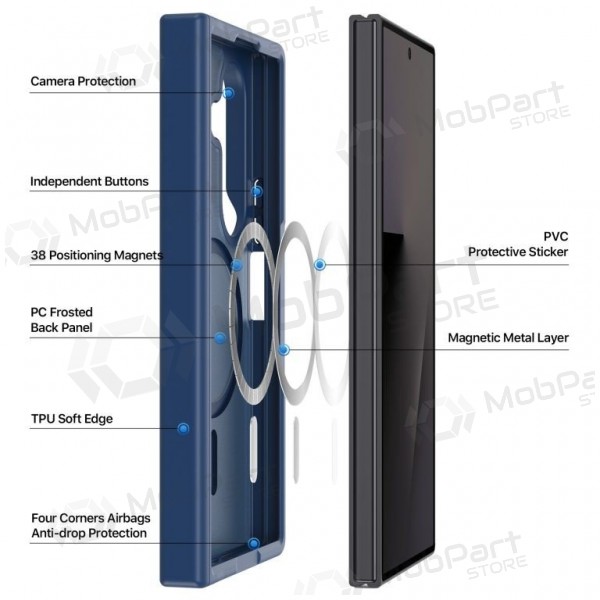 Samsung Galaxy Z Fold8 Ultra fodral - Dux Ducis Yind MagSafe (svart)
