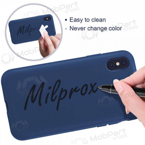 Apple iPhone 13 mini fodral -Liquid Silicone- 1.5mm (mörkblå)
