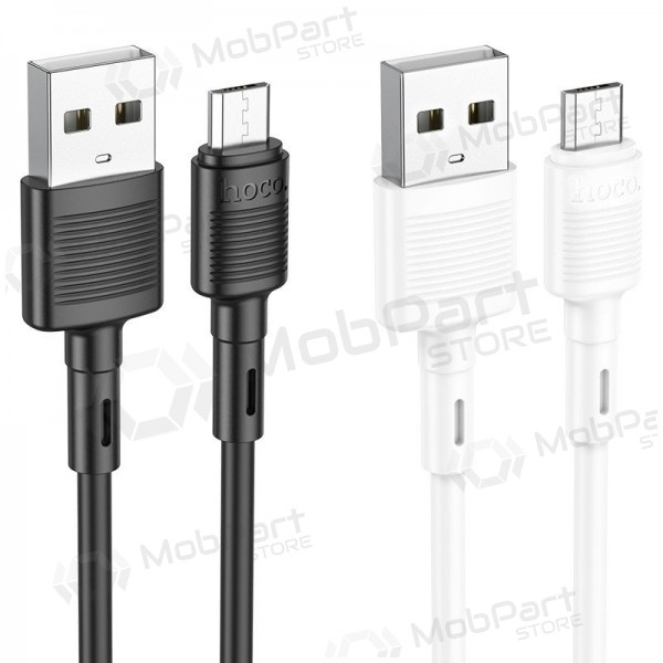 USB kabel Hoco X83 USB-A to MicroUSB 1.0m svart