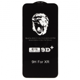 LCD apsauginis stikliukas 9D Gorilla Apple iPhone 16 svart